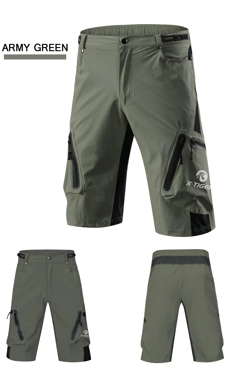 X-TIGER Mountainbike-Shorts Herren Sommer MTB Fahrradshorts Outdoor-Klettershorts Multitaschen-Mountainbike-Arbeitsshorts – Detail 17
