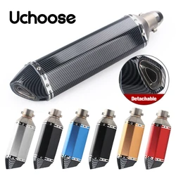 51mm Universal Accessories Motorcycle Exhaust Pipe Modified Muffler Pipe MOTO  Off-road Vehicle Loud Domineering Handsome