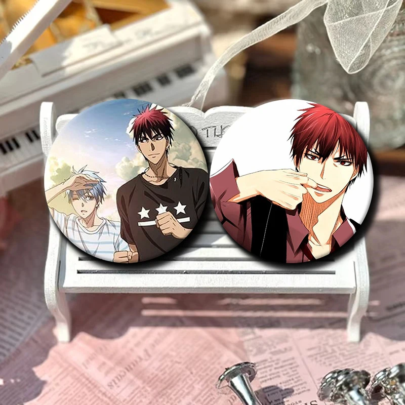 Cartoon Character Kagami Taiga Soft Button Pin Anime Kagami Taiga Brooch Creative Badge for Backpack Clothes Decoration Gift