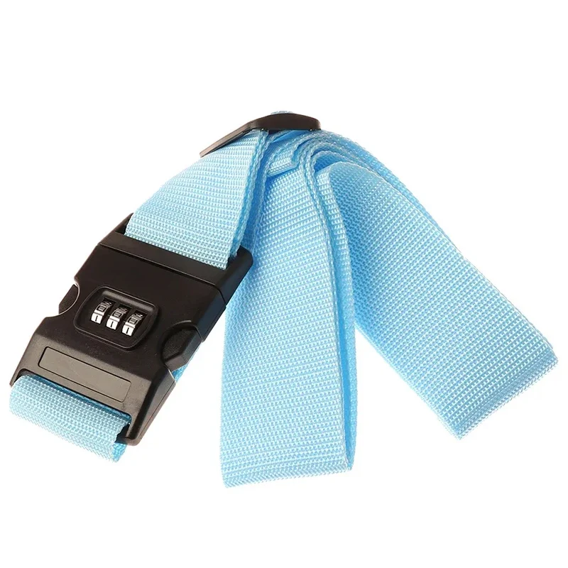 Luggage Strap Anti-theft Luggage Buckle Password Adjustable Bundling Packing Baggage Belt Suitcase Trunk Belts Bag Accessories