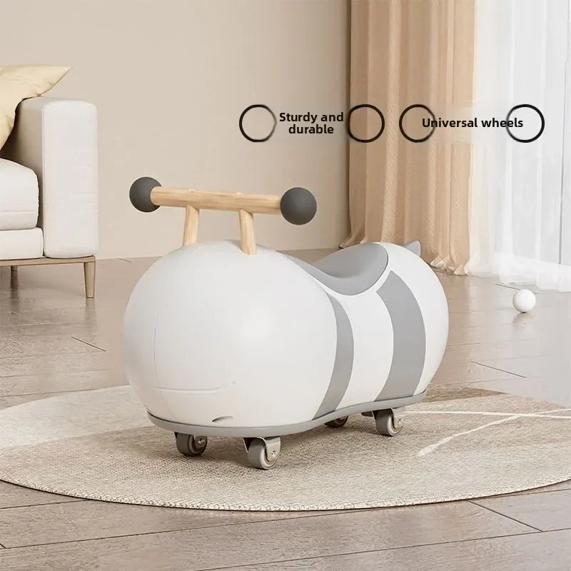 لعبة ركوب الدراجة المتوازنة على شكل الفول السوداني للأطفال بعمر 1-3 سنوات هدية عيد ميلاد أولى للجنسين للأطفال ​   دراجة أطفال للأولاد والبنات