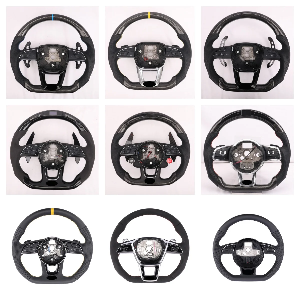 

Fits carbon fiber and leather steering wheels with custom stitching and paddle shifters