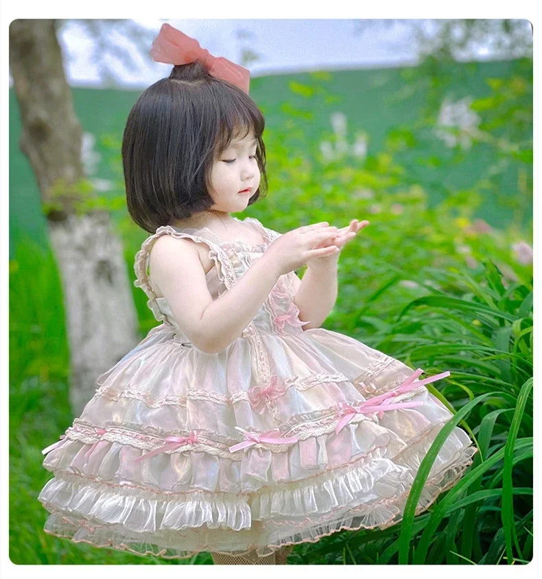 

Baby Girl Dress Lolita Royal Turkish Dresses Girls Princess Infant Children Clothes Ball Gown Boutique Clothing Flower Costume