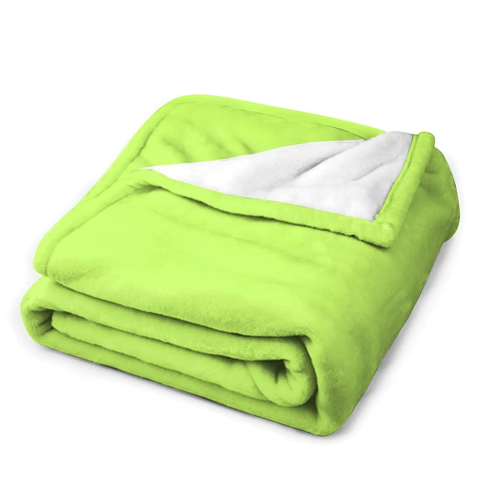 Cobertor monocromático para sofá e cama de bebê, cor lisa, amarelo claro e verde, Hairys Polar para bebê