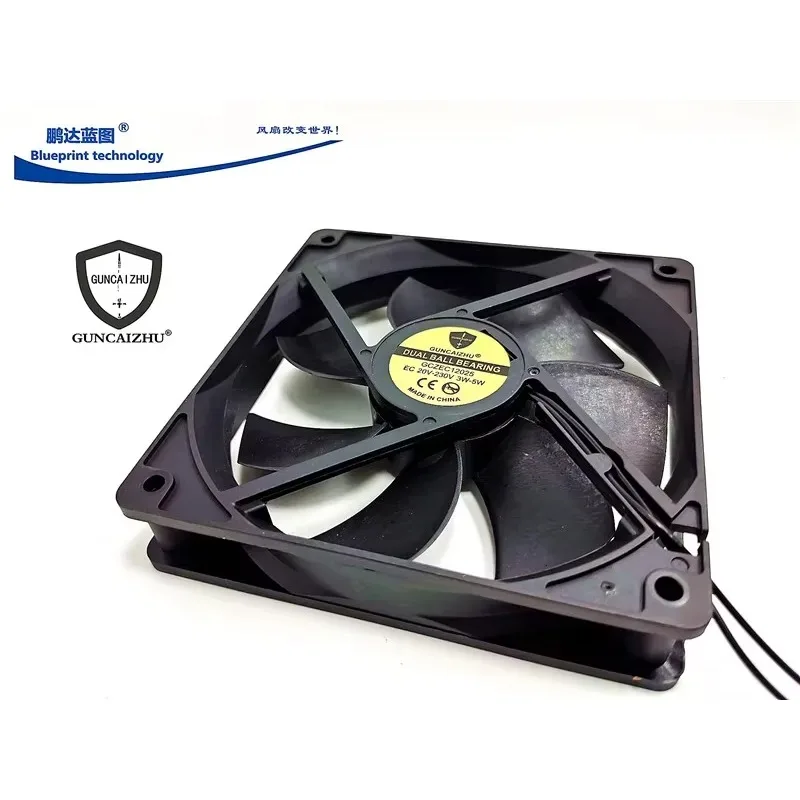 

pa EC 20 В ~ 230 В 120 мм 120x120x25 мм Вентилятор с двойным шарикоподшипником и переменной частотой 12025 Охлаждающий вентилятор Корпус Вентилятор 2 провода