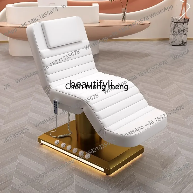 Salon Shop Electric Beauty Bed Beauty Salon Electric Lifting Skin Management Bed Spa Massage Couch Micro-Finishing