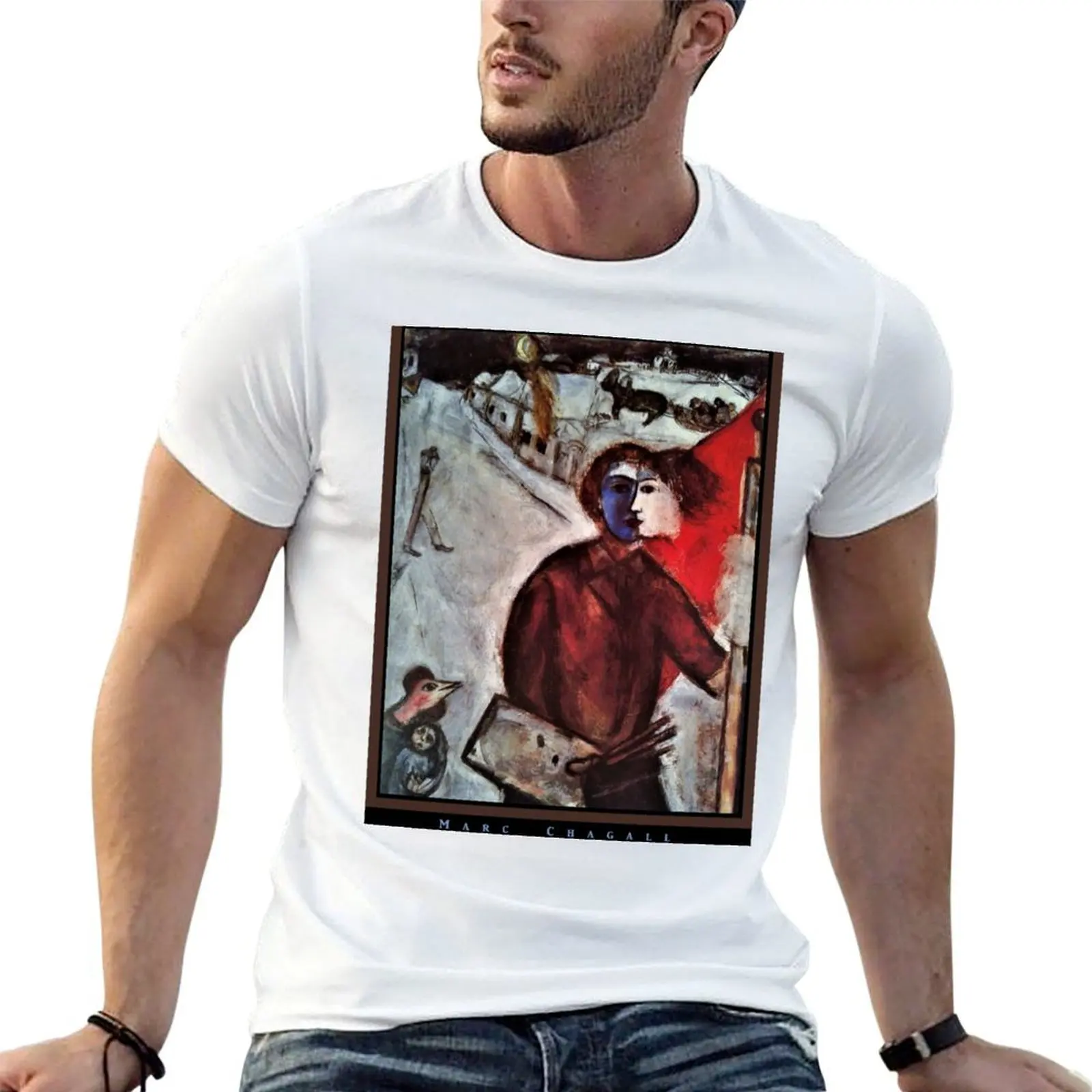 

Painting by Marc Chagall T-Shirt funny t shirts cotton cotton t shirts man 100% T-Shirt