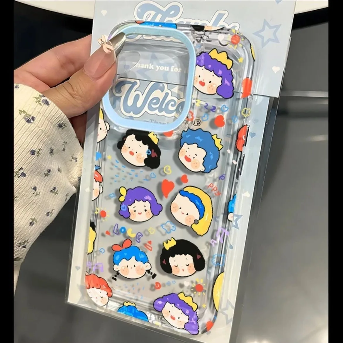 Disneys Cute Princess Snow White Clear Space Phone Case For Huawei P 30 50 Pro Lite Nova 5 6 7 9 7SE Pro 5G Transparent Cover