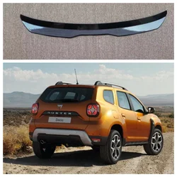 Rear Roof Lip Spoiler For Dacia Duster 2019- Up Roof Spoiler Gloss Black Accessories Body Kit Factory Style Car Rear Wing