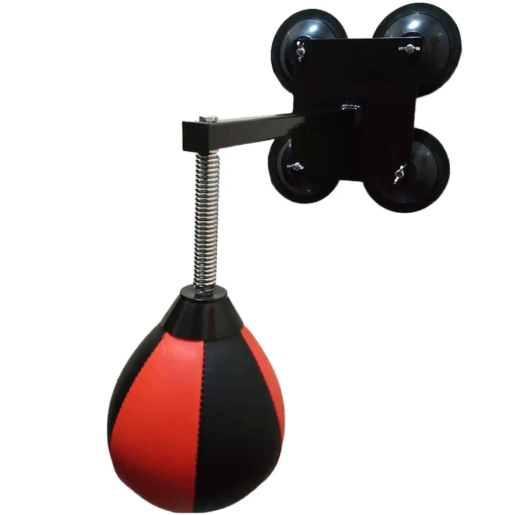 Speed Bag Boxing Punching Bag Wall Mount Speed Ball Reflex with Spring Kids Adults Reflex Bag Optional Boxing Gloves