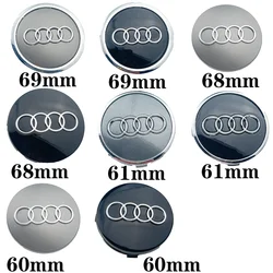 4pcs 60mm 61mm 68mm 69mm Car Styling Wheel Center Cap Hub Covers Badge 4B0601170 for Audi A3 A4 A5 A6 A7 A8 S4 S6 Accessories