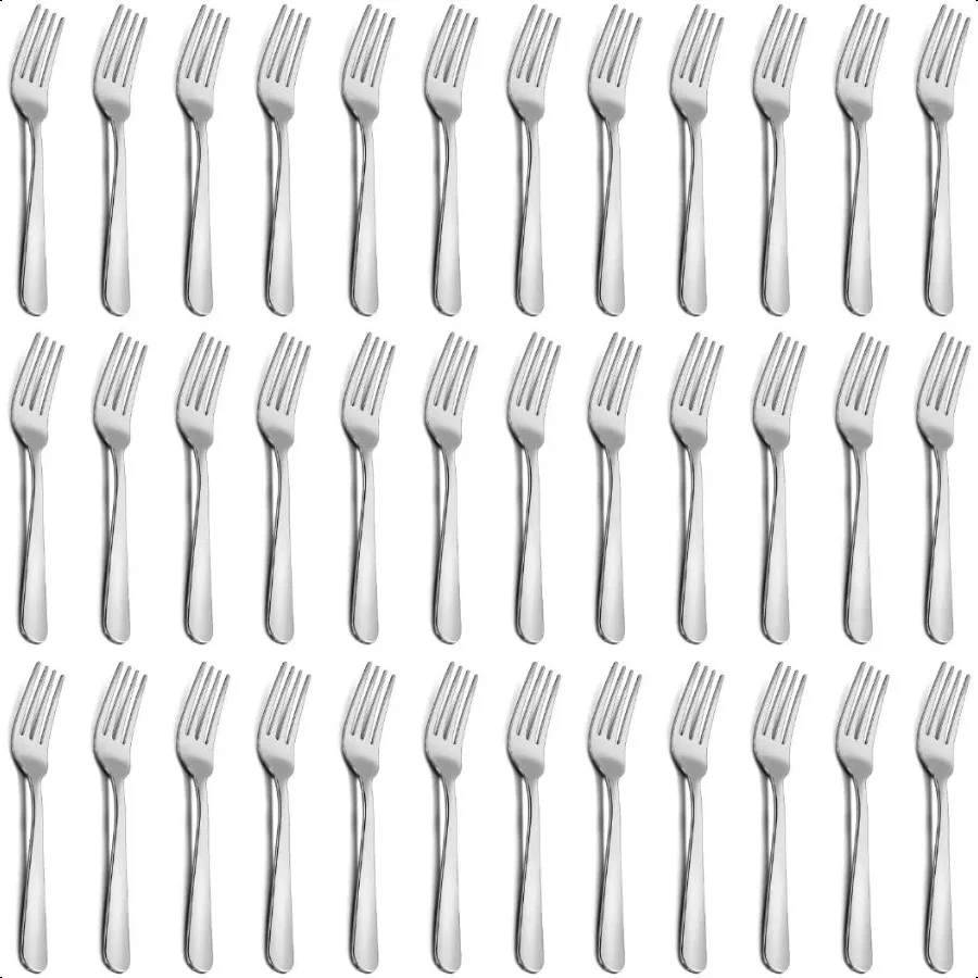 36Piece Dinner Forks Set 7.1 Inches Stainl Steel Forks Sierware Durable Table Forks Set Use for Home Kitchen and Restaurant Mir