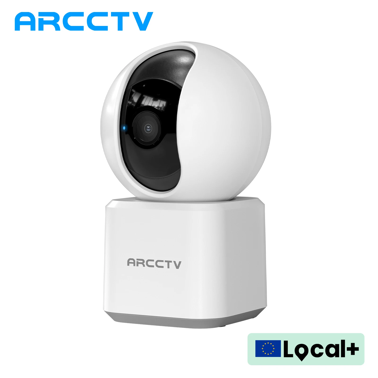ARCCTV 2K Babyphone-Kamera HD Zwei-Wege-Kommunikation IR-Nachtsicht Sicherheits-PTZ WLAN-Überwachungskamera 360° °   Automatische Verfolgung anzeigen