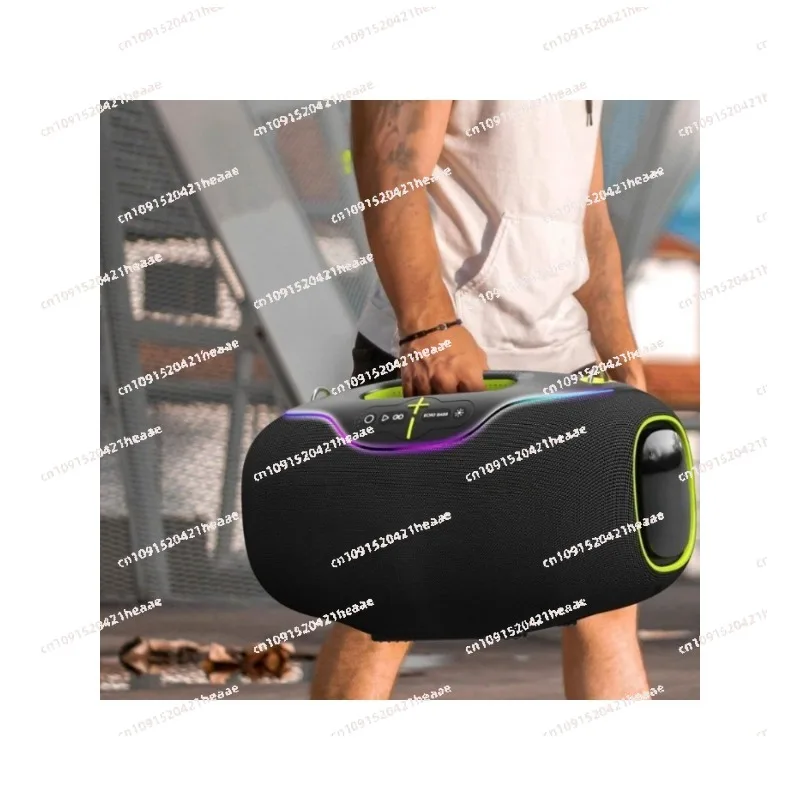 Suitable for 350W Portable Wireless Bluetooth Speaker with Heavy Bass Outdoor Waterproof Sound System Microphone USB And TF