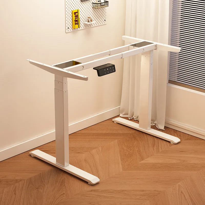 Double motor electric lifting table frame double beam office computer desk legs home  student learning lifting bracket