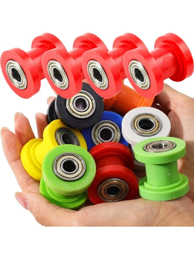 AliExpress NONE For Enduro Motorcycle Pit Dirt Bike Motocross Accessories 8/10mm Drive Chain Roller Pulley Wheel Slider Tensioner Wheel Guide