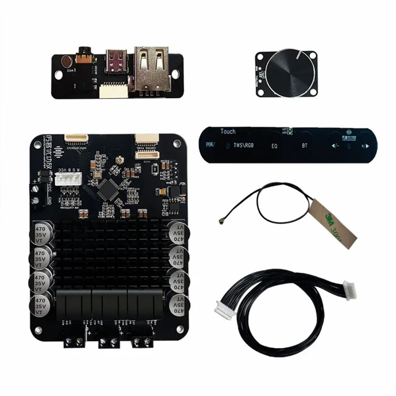 

DSP Digital Fever Stereo Subwoofer Tws Board Power Amplifier From Wireless Speaker 70wx2 + 140w Support Software