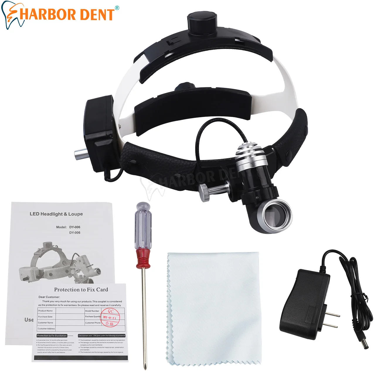 Phares dentaires montés sur la tête, 5W, LED, luminosité réglable, lampe chirurgicale, équipements de laboratoire de dentisterie