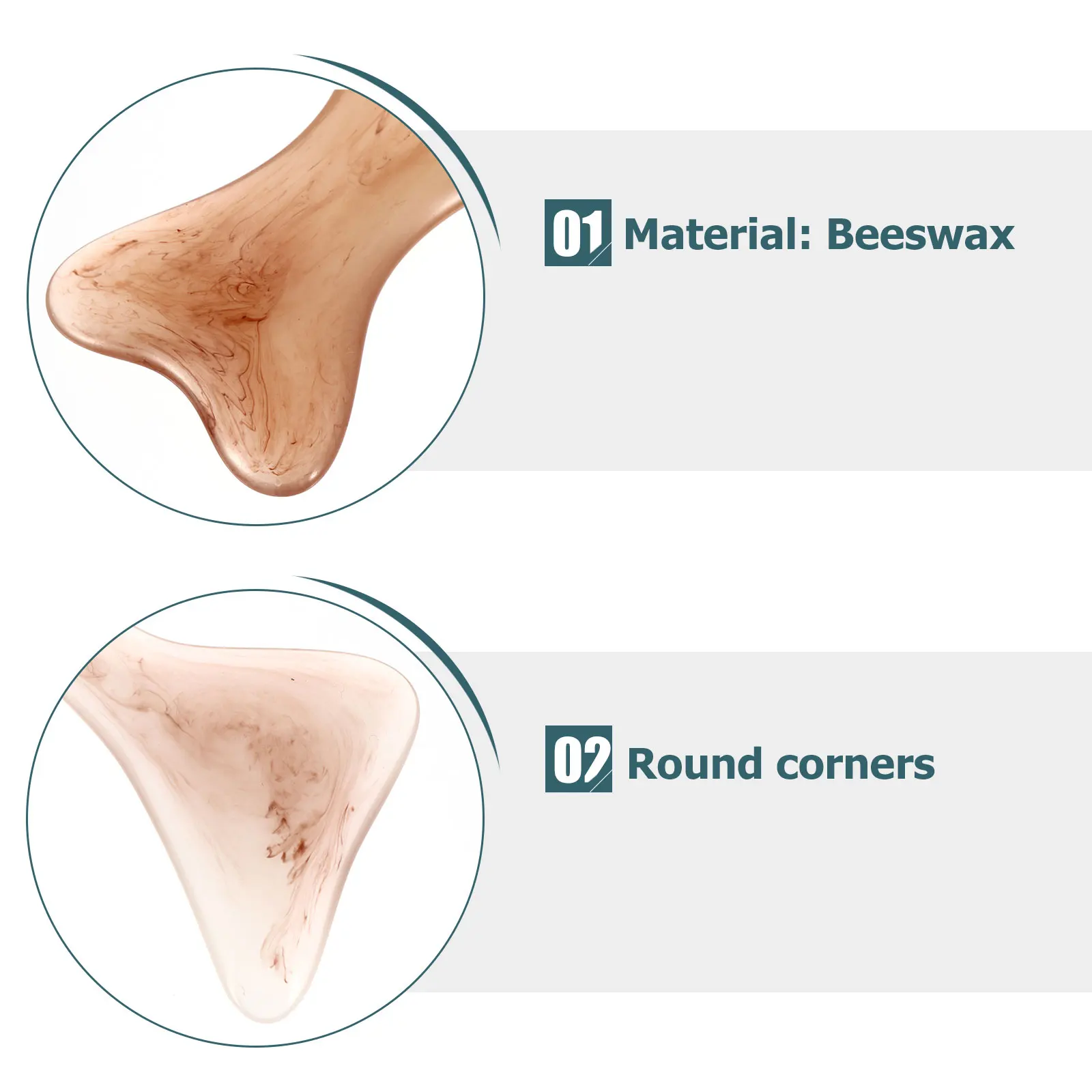 

2Pcs Compact Massage Board Multifunctional Use Physical Therapy Tool Face Neck Back Legs Immediate Effective Results