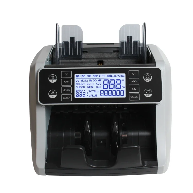 821Popular AL-160 Money  Uv Banknote Value Counter Cash Counting Machine Bill Counters Money Counting Machine