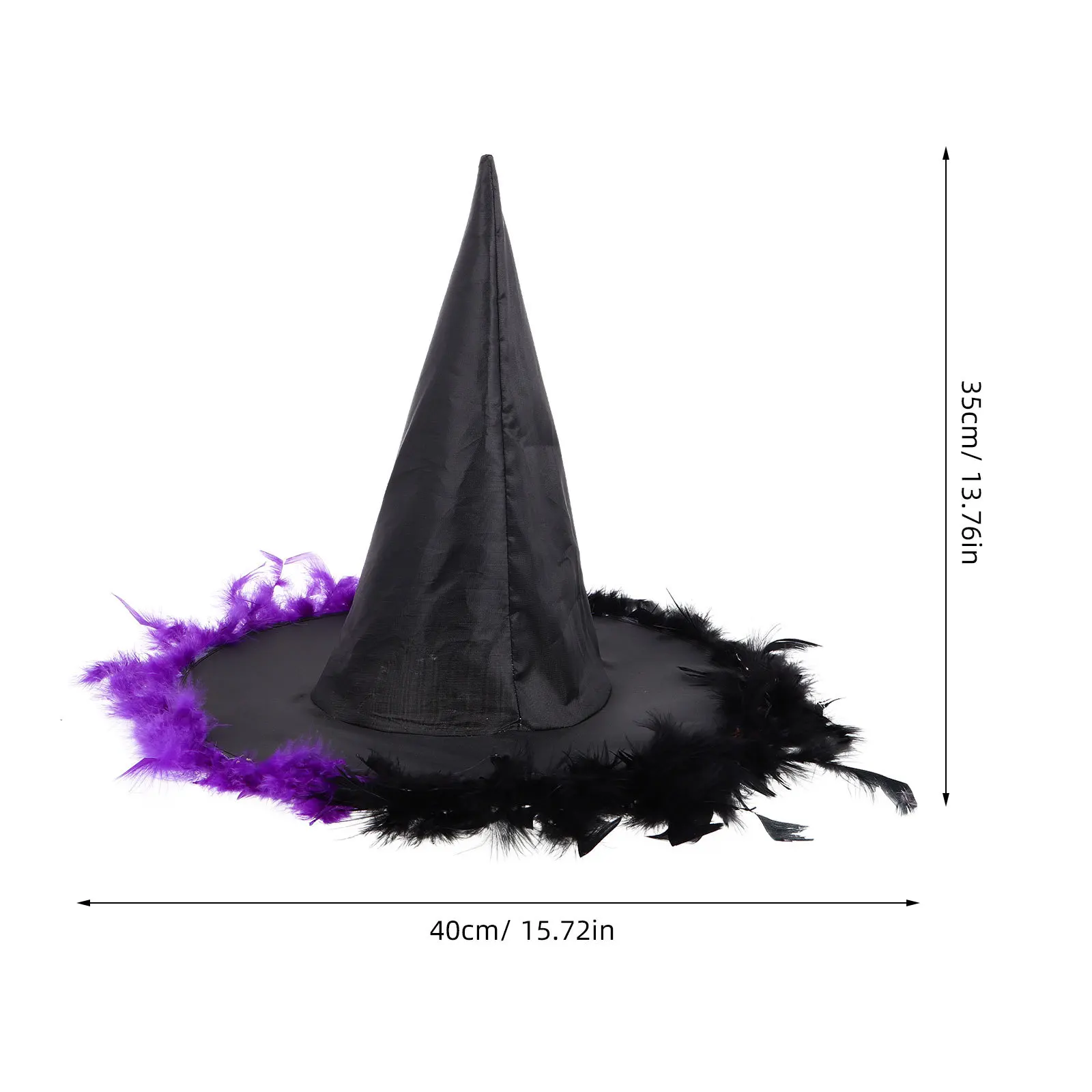 Costume d'halloween pour adultes, décoration de fête, accessoires de Festival de magicien pour femmes, chapeau de Costume d'halloween ou chapeau de friandise