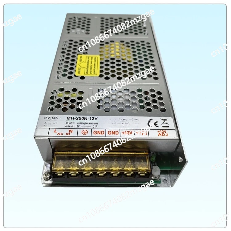 

MH-250N-12V 250 Вт Импульсный источник питания от 220 В до 12 В постоянного тока Светодиодный мониторинг Источник питания 12 В 21 А
