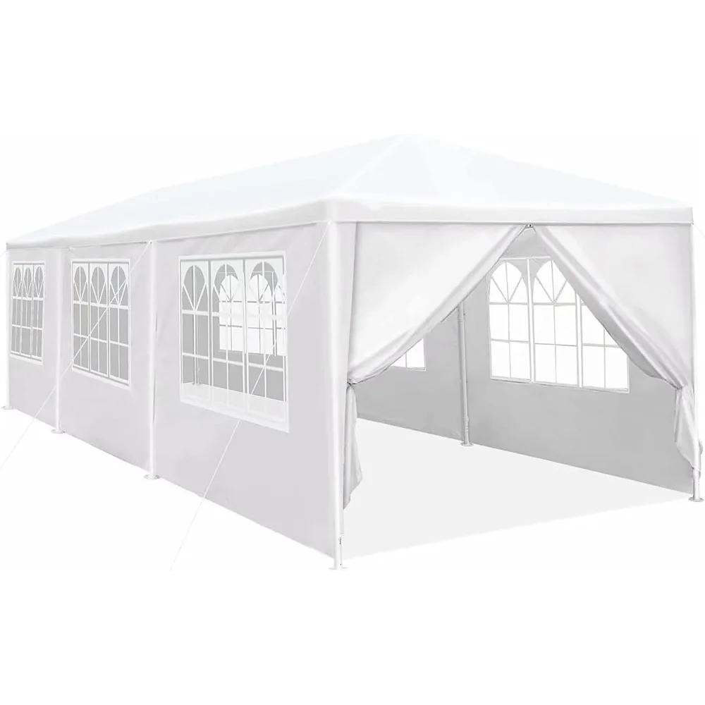 Gazebo-Tente de ixpour Mariage, Abri de Voiture Extérieur, Ombrage avec Perfections Latérales