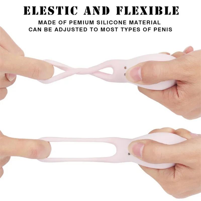 Silicone Bead Finger Rings For Men Real Blowjob Men's Penis Beginners Sexy Toys For Men Pump Cock Cage Horses Toysgag Ass