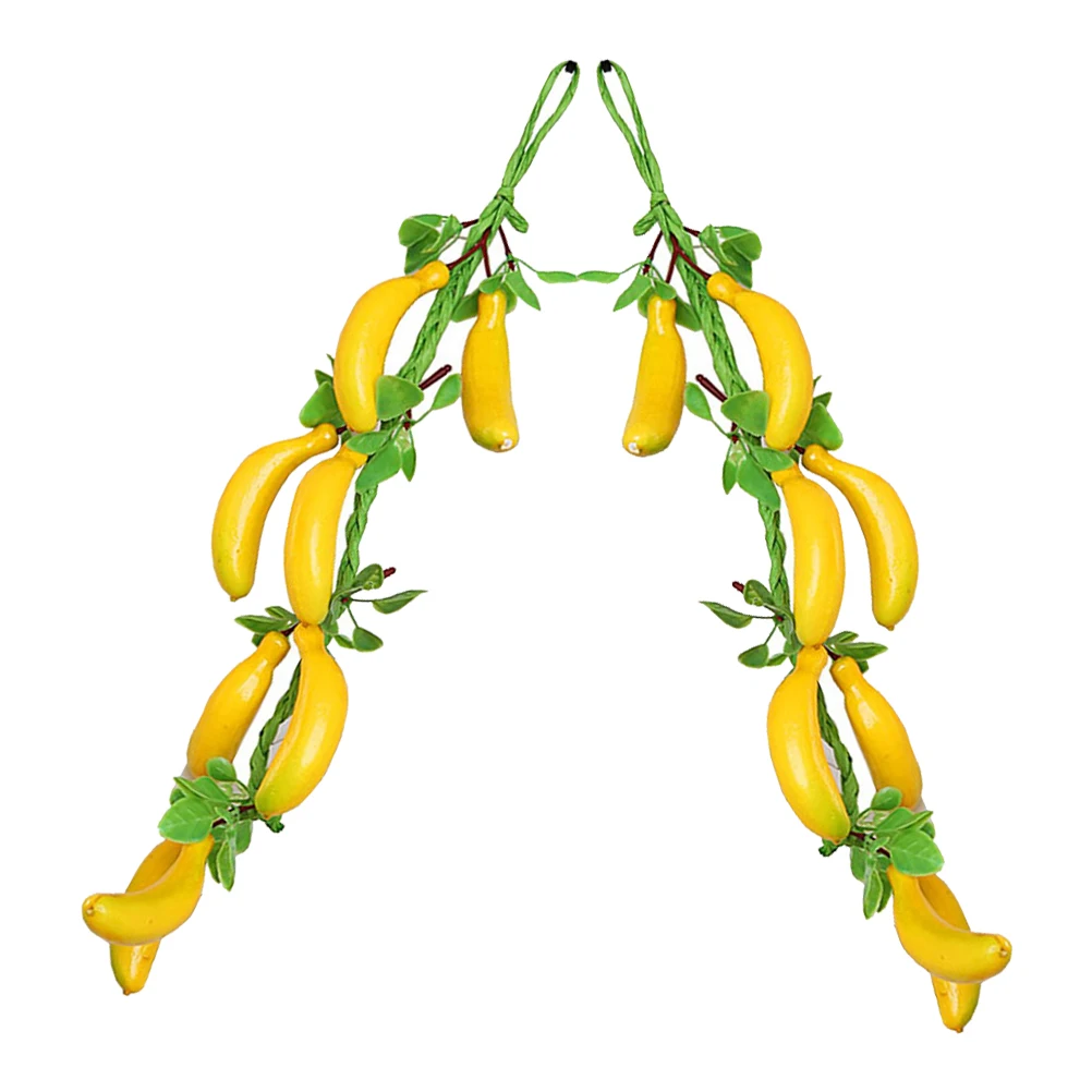 

2pcs Simulation Wall Fruit Decorations Hanging Photo Props Hanging Pendant Decorative Pendant Home Garden Decoration