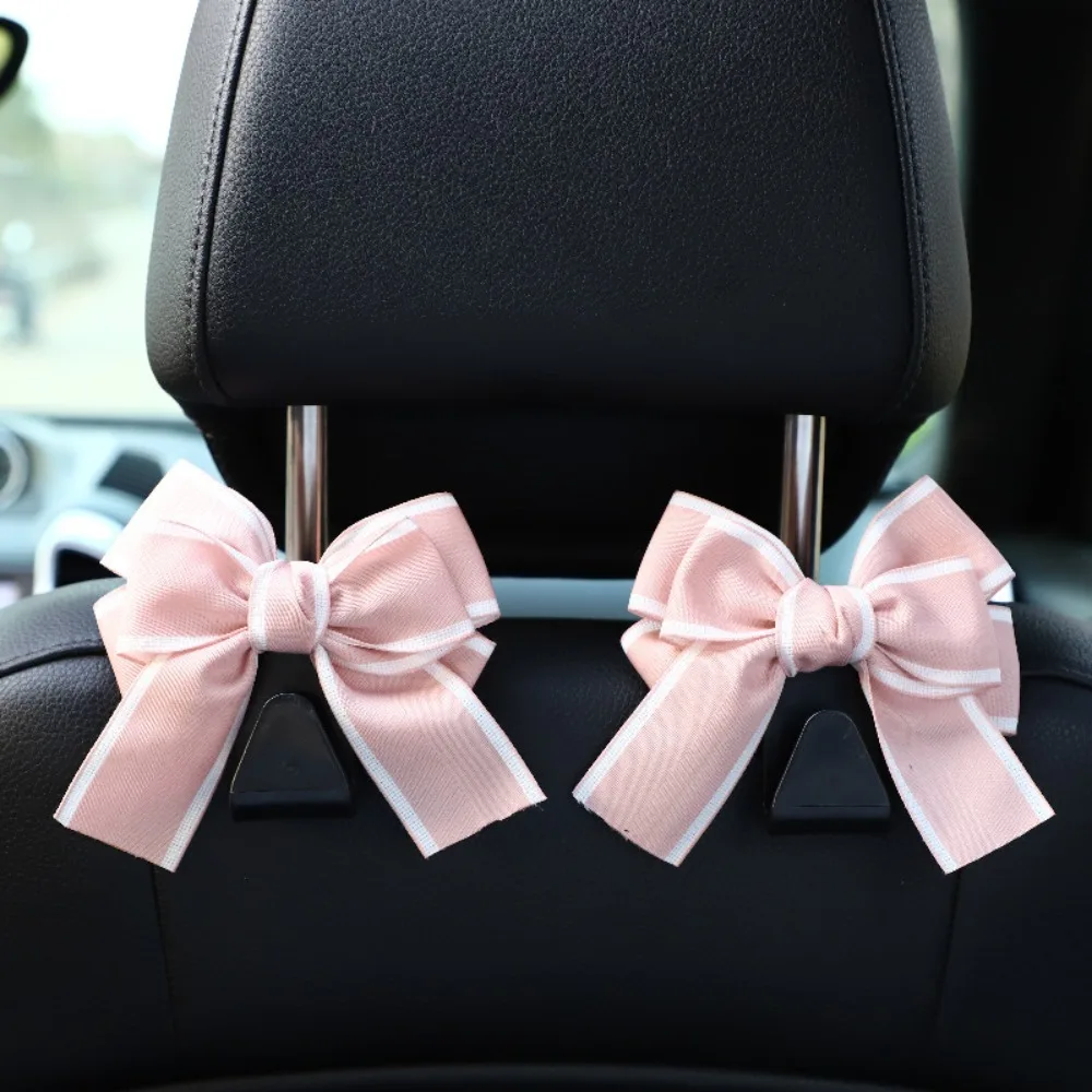 Car Hook, New Bow Car Multi-function Storage Chair Back Hook Internet Celebrity Creative Female Interior Supplies