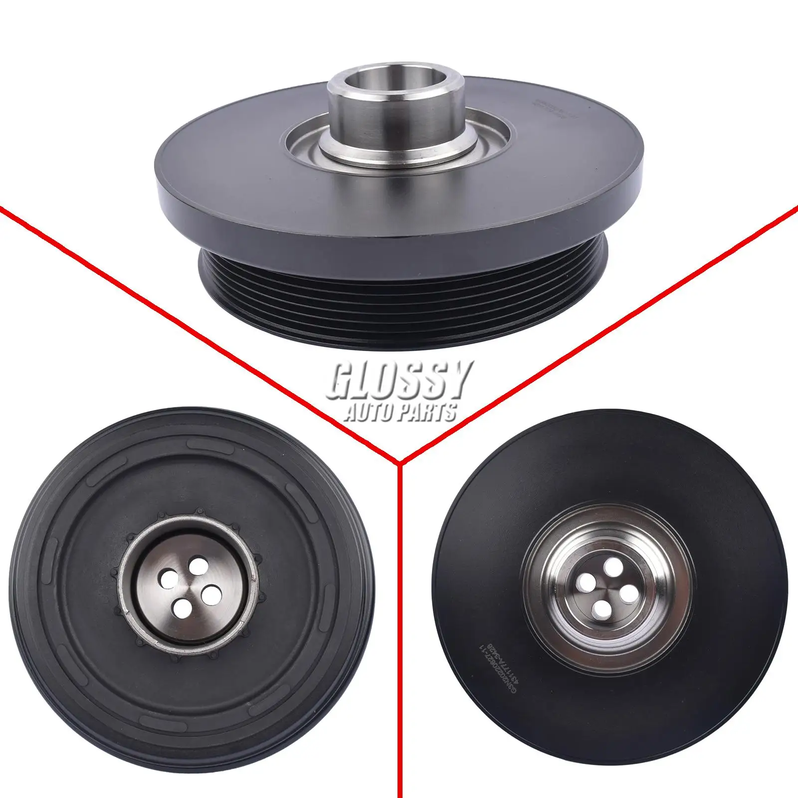 AP03 Crankshaft Pulley N57 11237800026 for BMW F10 F18 F11 F07 F01 F02 F03 F04 X5 E70 X6 E71 E72 F16