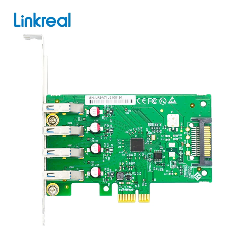 

LRSU9A71-4A PCIe x1 4-Port USB3.0 Card