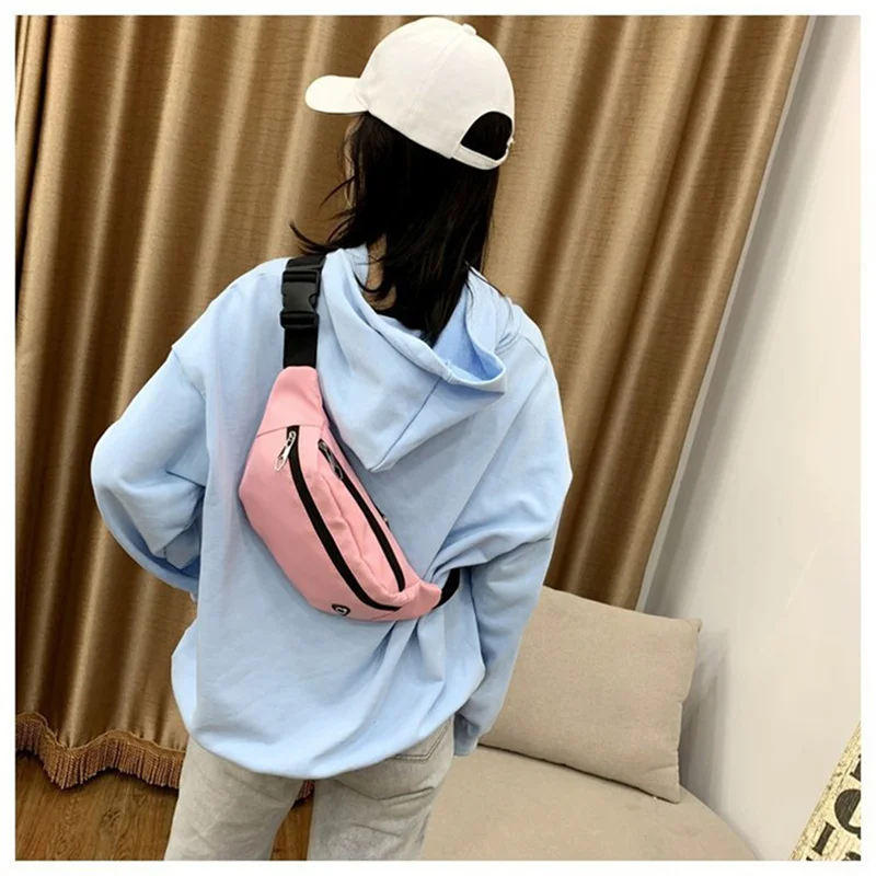 

Light Weight Fanny Pack For Men Women Crossbody Waterproff Waist Bag Pack Adjustable Belt Bag For Travels 2023 Solid Color