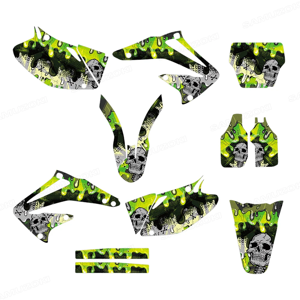 

Motorcycle Full Graphics Decals Stickers Deco Kits Fit for Honda CRF450R CRF450 2002 - 2004 2003 CRF 450 450R