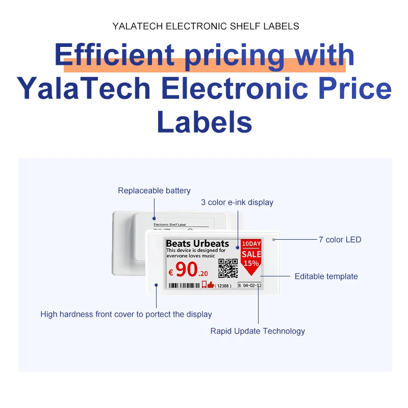 Electronic Shelf Label Demo Kit digital price tags sample kit
