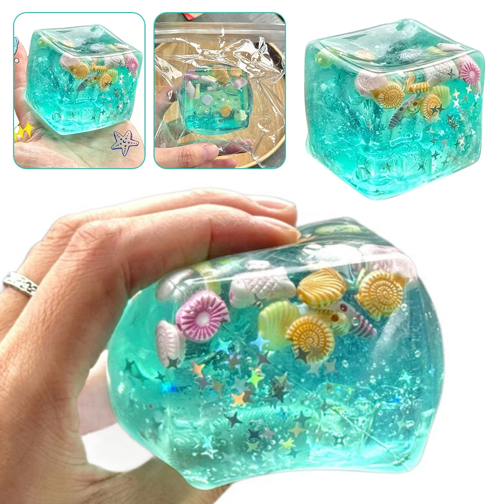 Adult Squishy Ocean Stress Balls Autism Sensory Toys for Stress And Anxiety Relief Maltose Water Ball Fidget Toys Bulk Gift