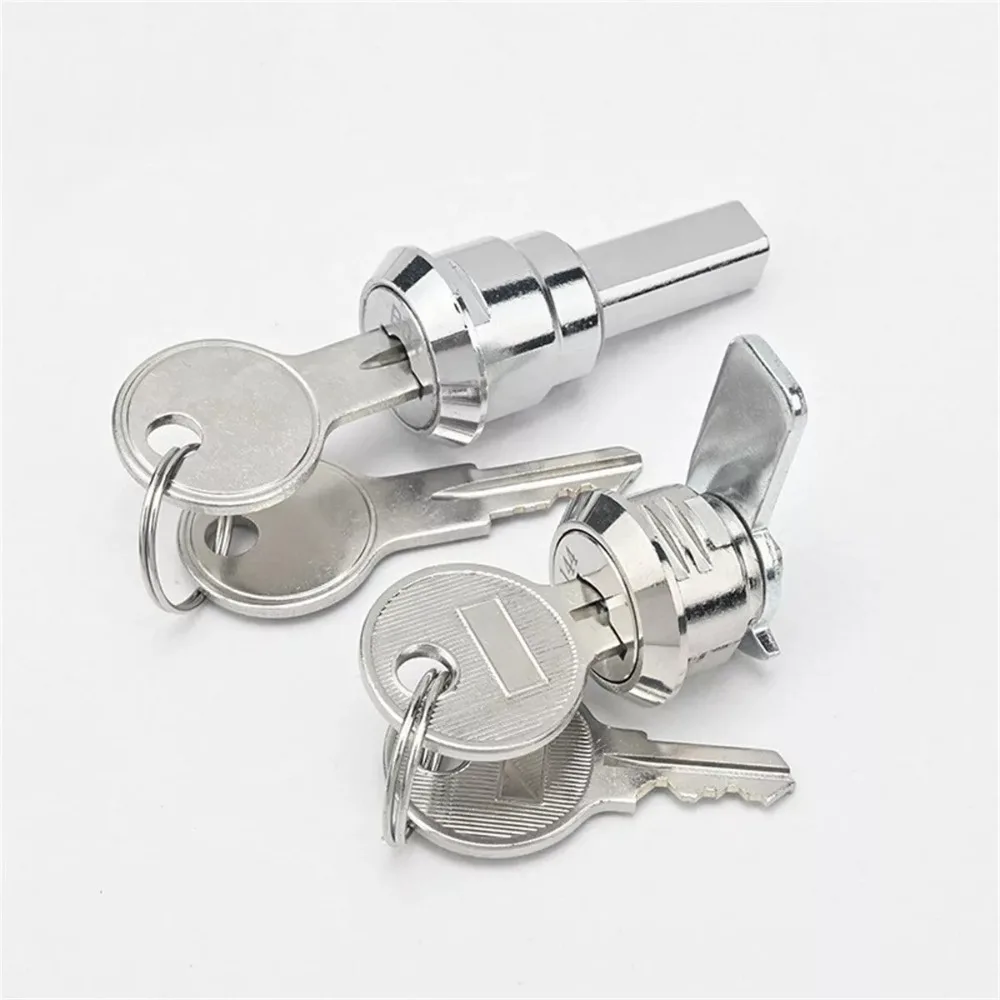 جديد المحمولة سبيكة الأدوات قفل قفل للدرج 180 ° دوران فتح قفل خزانة الملفات خزانة حديدية إدراج علامة التبويب الربط #1