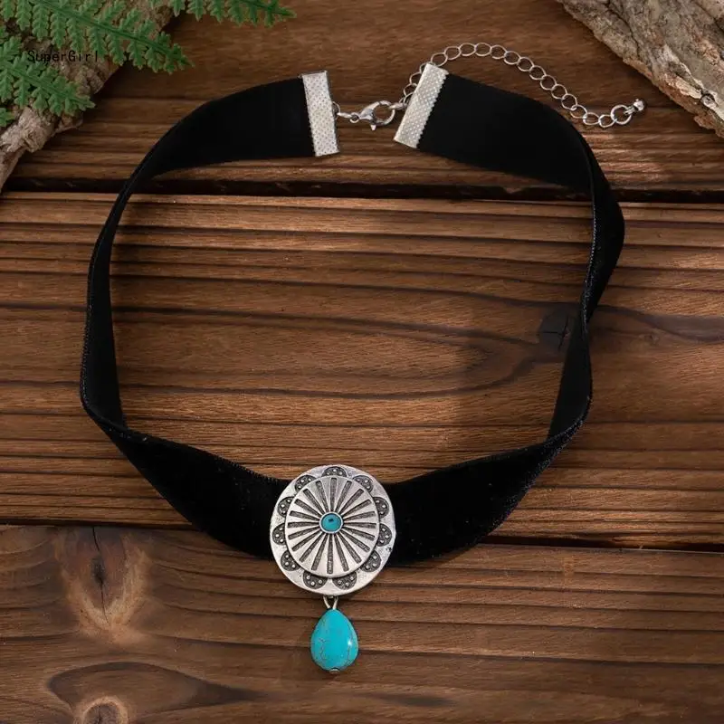 Necklace Stone Choker Stylish Conch Choker Necklace For Women Girl J78E