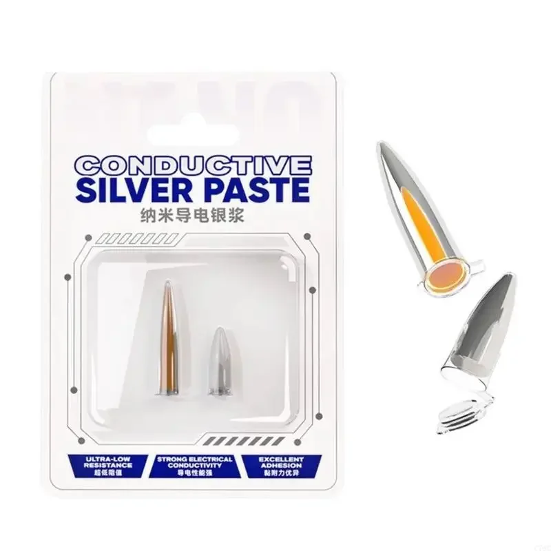 Mechanic 5PCS Nano Conductive Silver Paste For Screen Green/Yellow Line Repair Flexible Screen Without Flying Line Repair