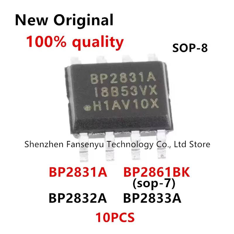 (10 Buah) 100% Baru BP2831A BP2832A BP2833A BP2861BK BP2831 BP2832 BP2833 BP2861 Chipset Sop8