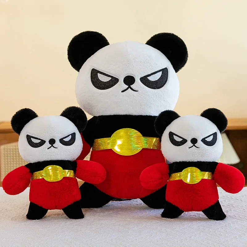 80cm Lovely Panda Plush Toys Gold Medal Panda Stuffed Doll Cartoon Animals Plush Dolls Home Decoration Plush Toys Children Gifts