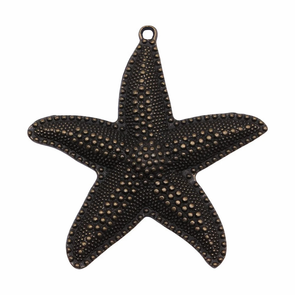 Accessories For Jewelry Big Starfish Charms Crafts Women Accessories 1pcs