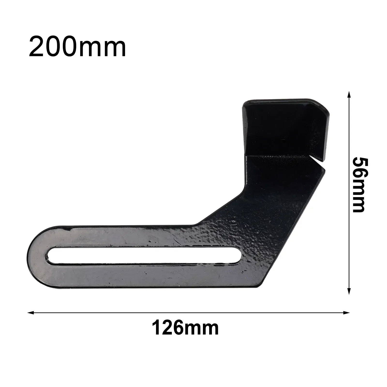 2pcs Cutting Holder Cutting Holder Bench Black Colour Grinder Tool Rest Replacement Backing Plate 126x56mm Size