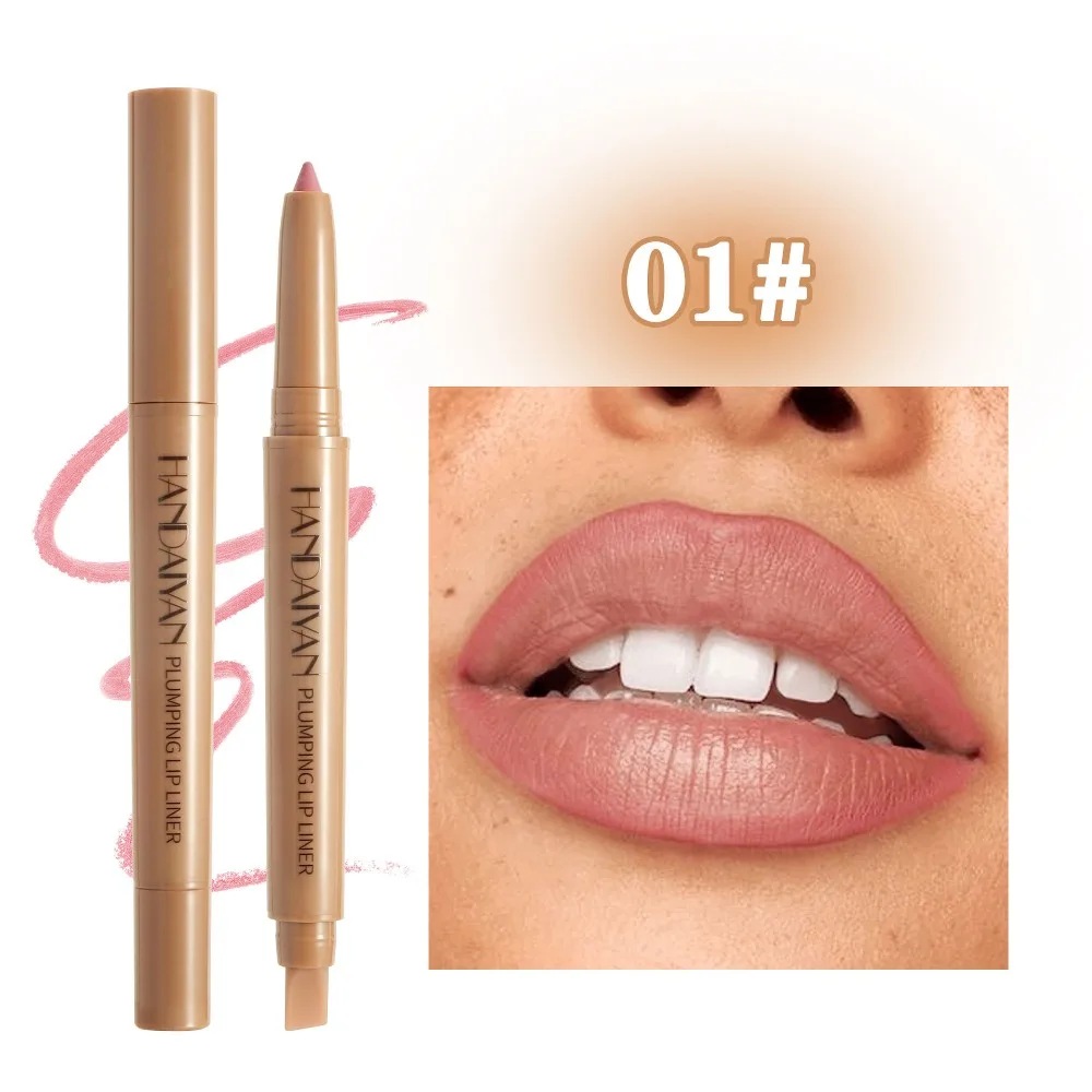 Dual Ended Lip Liner Waterproof Lip Pencil Double Tip Design for Precise Lip Contouring Easy Application for Long Lasting Makeup