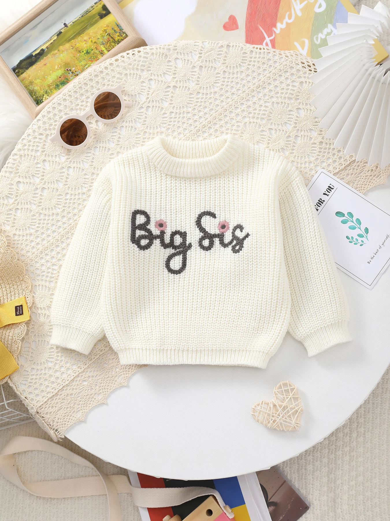 Off-White Children's Sweater with 