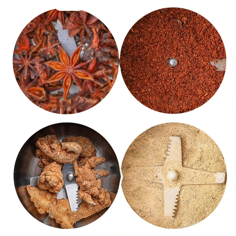 เครื่องบดกาแฟในครัวเรือนแบบมัลติฟังก์ชั่นสำหรับเครื่องบดเมล็ดแห้งเครื่องเตรียมอาหาร