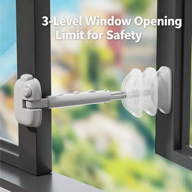 1/2Pcs Window Lock Child Protection Window Restrictor Baby Safety Stopper Falling Prevention Locks Limiter