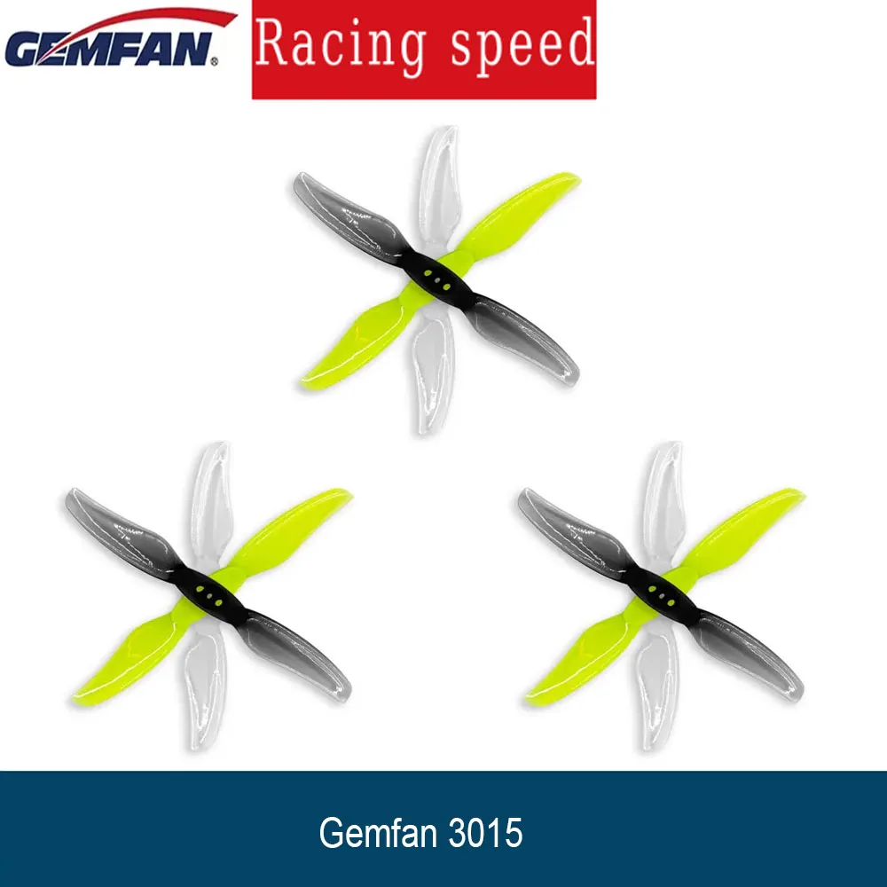 

2 пары Gemfan 3015 складной пропеллер 2 лопасти 3 дюйма пропеллер для мультиротора FPV RC Racing Cinewhoop канальный дрон