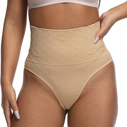 High Waist Thongs Seamless Women Panties G-String Lingerie Tummy Control Shaping Girdle Shaper Underwear Flat Belly Briefs