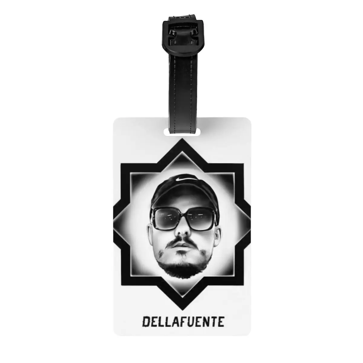 

Custom Dellafuente Spanish Rapper Luggage Tag Suitcase Baggage Privacy Cover ID Label